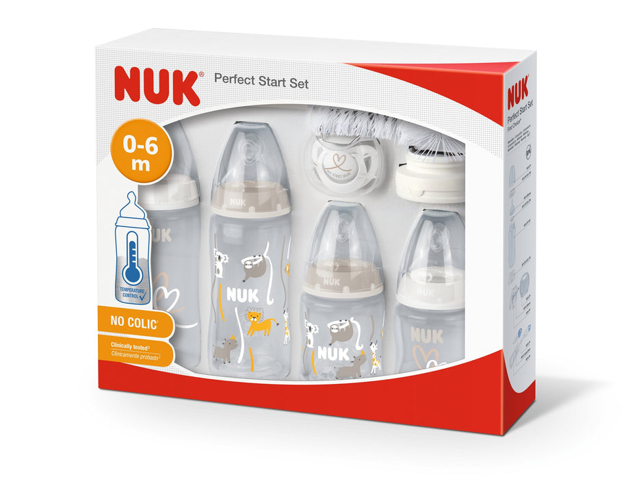 NUK Perfect Starterset mit Temperature Control Exklusiv, Weiß