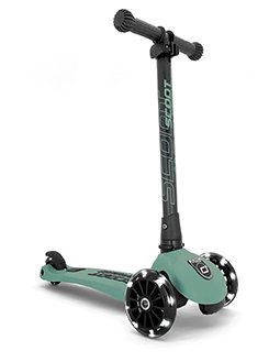 Scoot & Ride Scooter Highway Kick 3 LED, forest