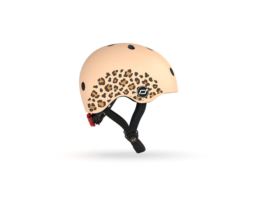Scoot & Ride LED-Kinderhelm Lifestyle, Leopard