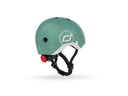 Scoot & Ride Helm XXS Reflective, forest